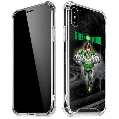 DC Comics Green Lantern Flying Action Pose iPhone XS Max Clear Case
